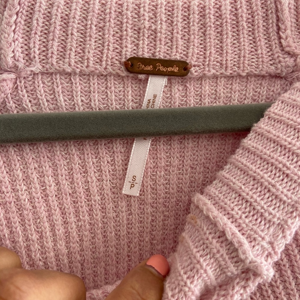 Too Good Pink Knit Pullover Sweater - Picture 3 of 5